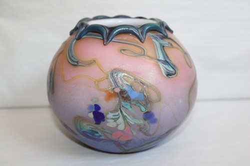 Vase boule pâte verre - vase, de