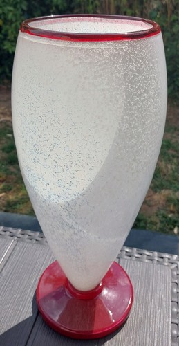 Grand vase pâte verre - en,