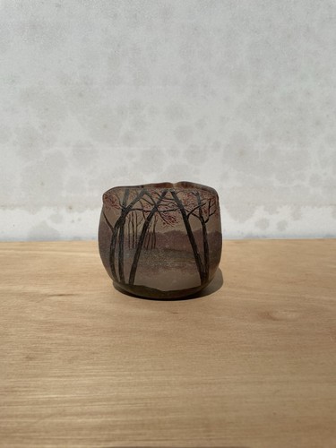 Vers 1900 vase pâte de - vase, en
