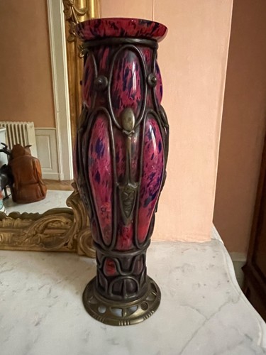Grand vase signé majorelle - signé,