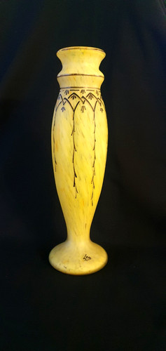 Grand vase pate - vase, signe