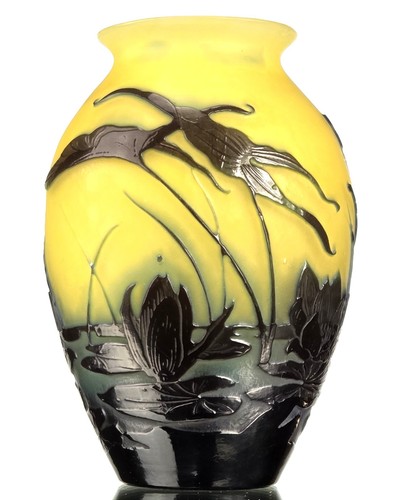 Emile gallé beau petit vase - vase, "