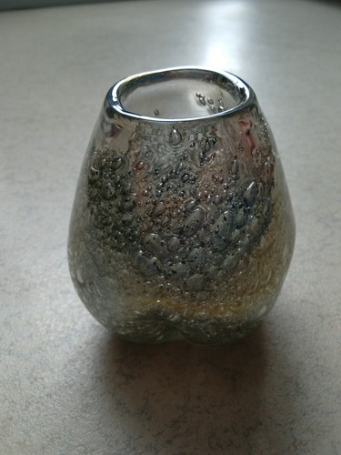 Ancien vase pâte verre - de,