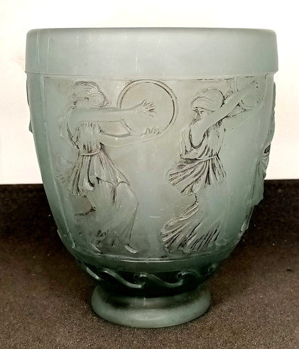 Ancien vase pâte verre - ancien,