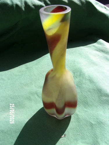 Vase pâte verre non - de,